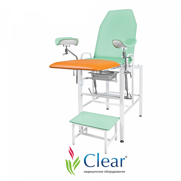 Кресло гинекологическое «Клер» модель КГФВ 02 с передвижной ступенькой